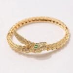 Sublimez Votre Style Avec Le Bracelet Serpent Or élégant!