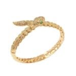 Sublimez Votre Style Avec Le Bracelet Serpent Or élégant!