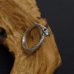 Transformez Votre Style Avec La Bague Ouroboros Argent En Argent Sterling!
