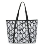 Transformez Votre Style Avec Le Sac Cabas Serpent Chic Et Pratique! Blanc