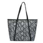 Transformez Votre Style Avec Le Sac Cabas Serpent Chic Et Pratique! Gris